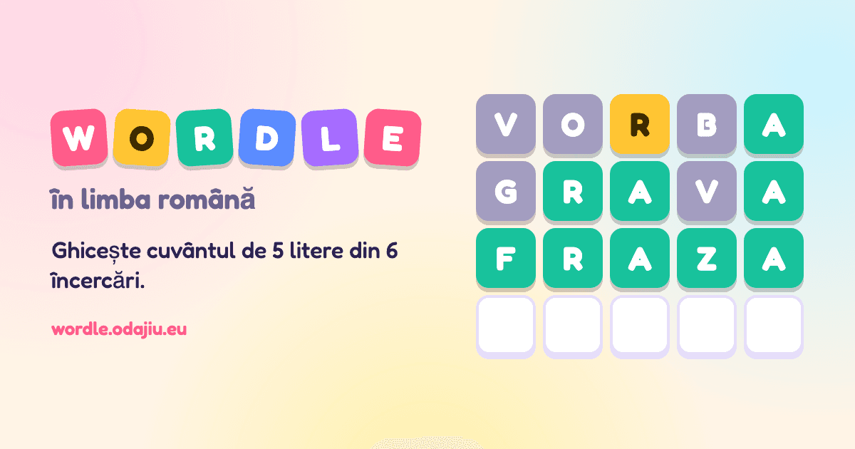Wordle RO — game preview